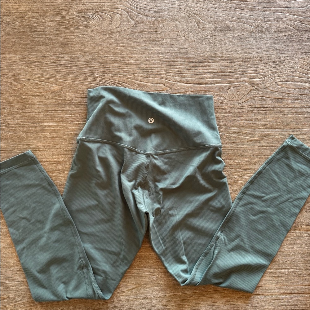 lululemon athletica Light Green Leggings